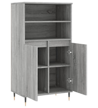 Highboard Grau Sonoma 60x36x110 cm Holzwerkstoff