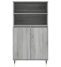 Highboard Grau Sonoma 60x36x110 cm Holzwerkstoff