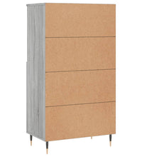 Highboard Grau Sonoma 60x36x110 cm Holzwerkstoff