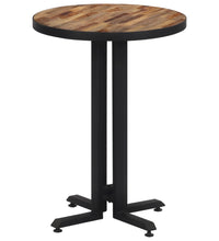 Bistrotisch Rund Ø55x76 cm Recyceltes Massivholz Teak
