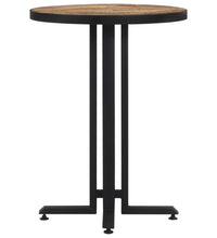 Bistrotisch Rund Ø55x76 cm Recyceltes Massivholz Teak