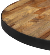 Couchtisch Rund Ø55x40 cm Recyceltes Massivholz Teak