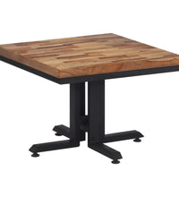 Couchtisch 55x55x40 cm Recyceltes Massivholz Teak