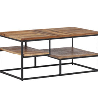 Couchtisch 90x50x39 cm Recyceltes Massivholz Teak