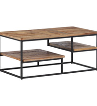 Couchtisch 90x50x39 cm Recyceltes Massivholz Teak