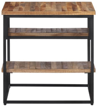 Beistelltisch 50x50x50 cm Recyceltes Massivholz Teak