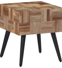 Beistelltisch 40x40x45 cm Recyceltes Massivholz Teak
