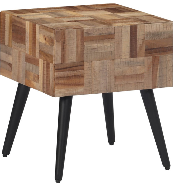 Beistelltisch 40x40x45 cm Recyceltes Massivholz Teak