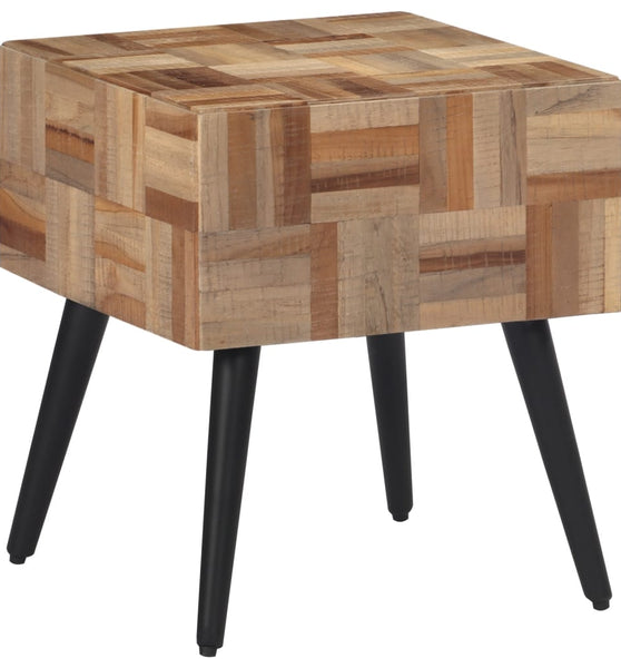 Beistelltisch 40x40x45 cm Recyceltes Massivholz Teak