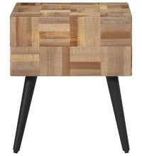 Beistelltisch 40x40x45 cm Recyceltes Massivholz Teak