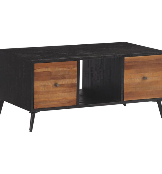 Couchtisch 90x50x41 cm Recyceltes Massivholz Teak