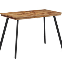 Esstisch 120x62x76 cm Massivholz Teak