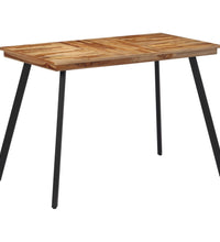 Esstisch 120x62x76 cm Massivholz Teak