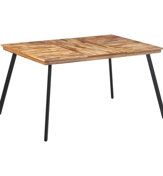 Esstisch 148x97x76 cm Massivholz Teak