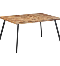 Esstisch 148x97x76 cm Massivholz Teak