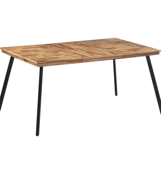 Esstisch 169x98,5x76 cm Massivholz Teak