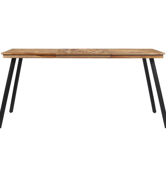 Esstisch 169x98,5x76 cm Massivholz Teak