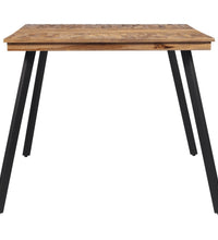 Esstisch 169x98,5x76 cm Massivholz Teak