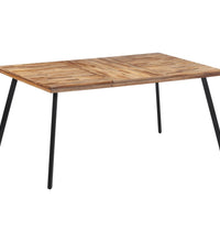 Esstisch 169x98,5x76 cm Massivholz Teak