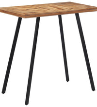 Bartisch 110x55x105 cm Massivholz Teak