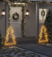 Weihnachtsbaum mit Erdspießen und 115 LEDs 90 cm