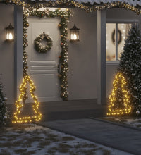 Weihnachtsbaum mit Erdspießen und 115 LEDs 90 cm