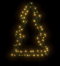 Weihnachtsbaum mit Erdspießen und 80 LEDs 60 cm