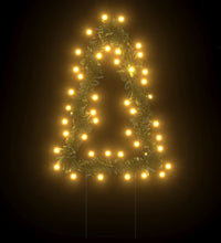 Weihnachtsbäume mit Erdspießen 3 Stk. 50 LEDs 30 cm