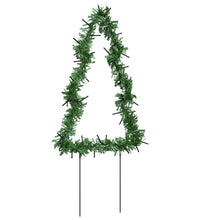 Weihnachtsbäume mit Erdspießen 3 Stk. 50 LEDs 30 cm