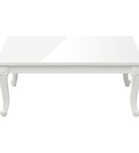 Couchtisch Hochglanz-Weiß 100x50x42 cm Holzwerkstoff