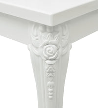 Couchtisch Hochglanz-Weiß 100x50x42 cm Holzwerkstoff