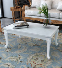 Couchtisch Hochglanz-Weiß 100x50x42 cm Holzwerkstoff