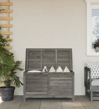 Gartentruhe Anthrazit 99x49,5x58,5 cm Massivholz Tanne