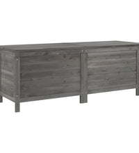 Gartentruhe Anthrazit 150x50x56,5 cm Massivholz Tanne