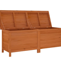 Gartentruhe Braun 150x50x56,5 cm Massivholz Tanne