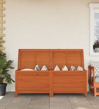 Gartentruhe Braun 150x50x56,5 cm Massivholz Tanne