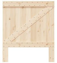Kopfteil 90x104 cm Massivholz Kiefer