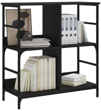 Bücherregal Schwarz 78,5x33x82 cm Holzwerkstoff