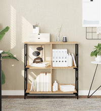 Bücherregal Sonoma-Eiche 78,5x33x82 cm Holzwerkstoff