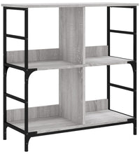 Bücherregal Grau Sonoma 78,5x33x82 cm Holzwerkstoff