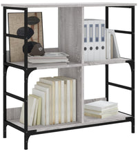 Bücherregal Grau Sonoma 78,5x33x82 cm Holzwerkstoff