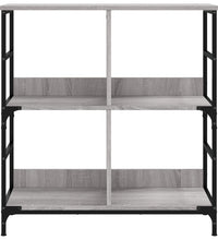 Bücherregal Grau Sonoma 78,5x33x82 cm Holzwerkstoff
