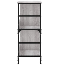 Bücherregal Grau Sonoma 78,5x33x82 cm Holzwerkstoff