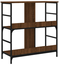Bücherregal Braun Eichen-Optik 78,5x33x82 cm Holzwerkstoff