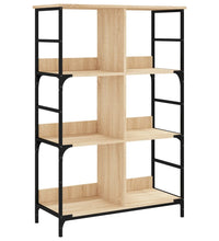 Bücherregal Sonoma-Eiche 78,5x33x117,5 cm Holzwerkstoff