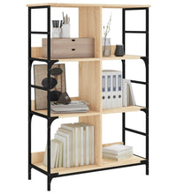 Bücherregal Sonoma-Eiche 78,5x33x117,5 cm Holzwerkstoff