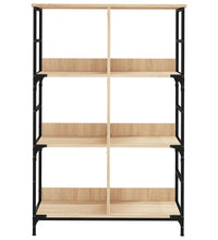 Bücherregal Sonoma-Eiche 78,5x33x117,5 cm Holzwerkstoff