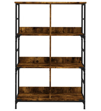 Bücherregal Räuchereiche 78,5x33x117,5 cm Holzwerkstoff