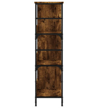 Bücherregal Räuchereiche 78,5x33x117,5 cm Holzwerkstoff