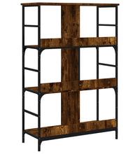 Bücherregal Räuchereiche 78,5x33x117,5 cm Holzwerkstoff